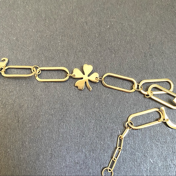 Jennifer Zeuner Emery 14k Yellow Gold Vermeil Good Luck Charm Bracelet. - Picture 4 of 6